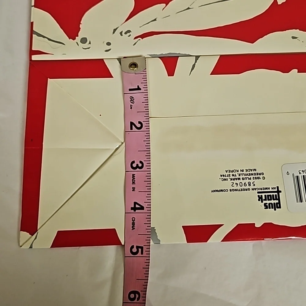 Holiday Gift Bags Rugrats Poinsettias Greetings Bundle of 11 - Picture 11 of 14